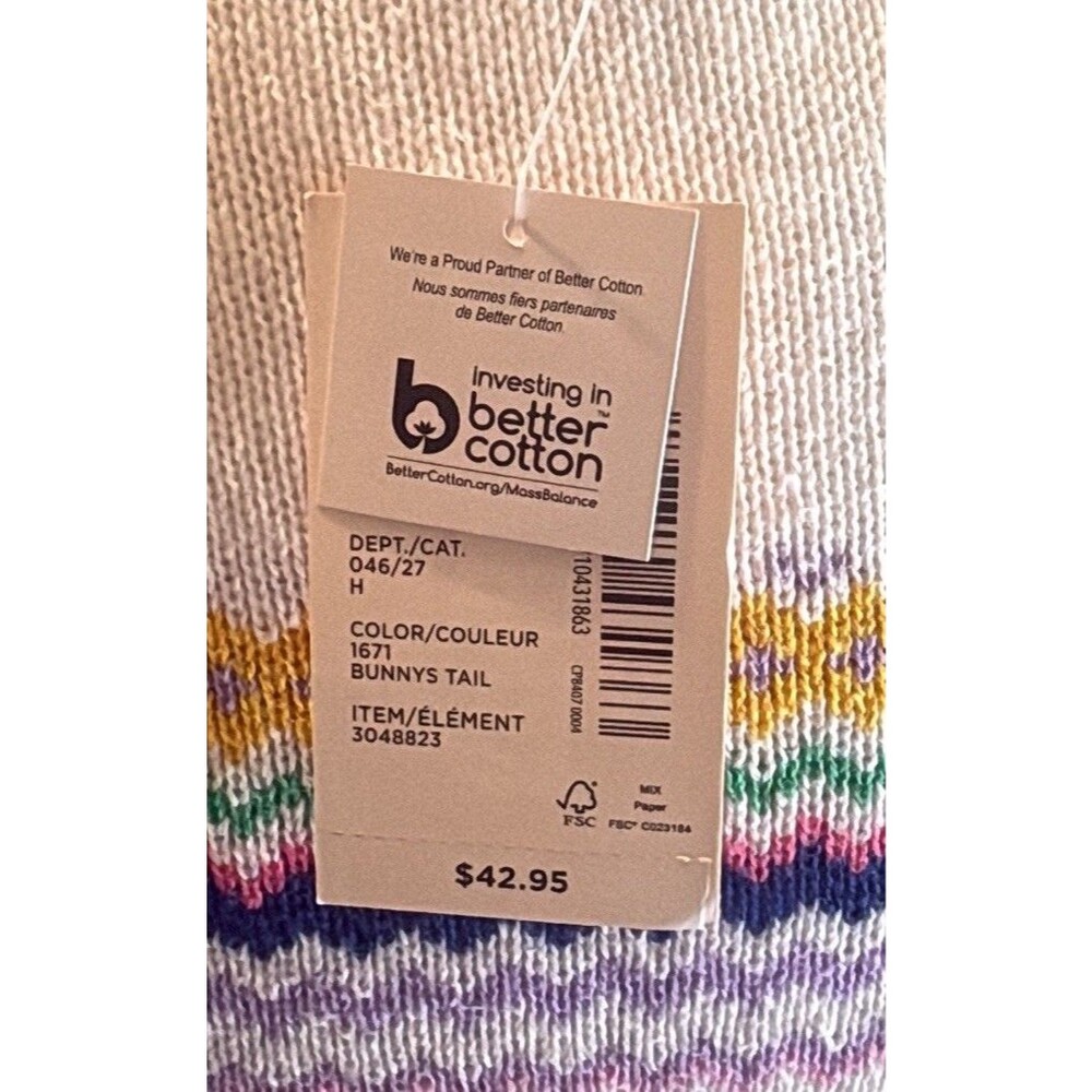 Girls Gymboree Intarsia Peplum Sweater Dress School Supplies Fairisles Size 6 - Picture 7 of 8